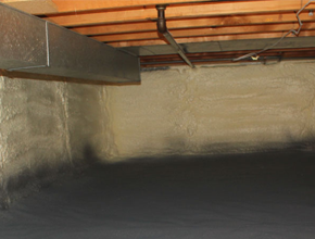 crawl space spray insulation for Arkansas